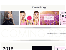 Tablet Screenshot of cosmetics.gr