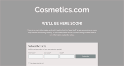 Desktop Screenshot of cosmetics.com