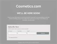 Tablet Screenshot of cosmetics.com